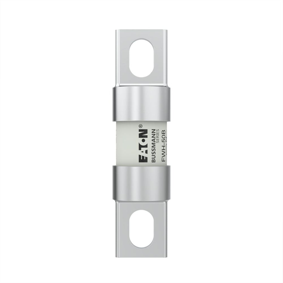 Eaton Bussmann FWH-50B 50A High Speed Cylindrical Fuse – Class aR – 500VAC/DC – Stud Mount