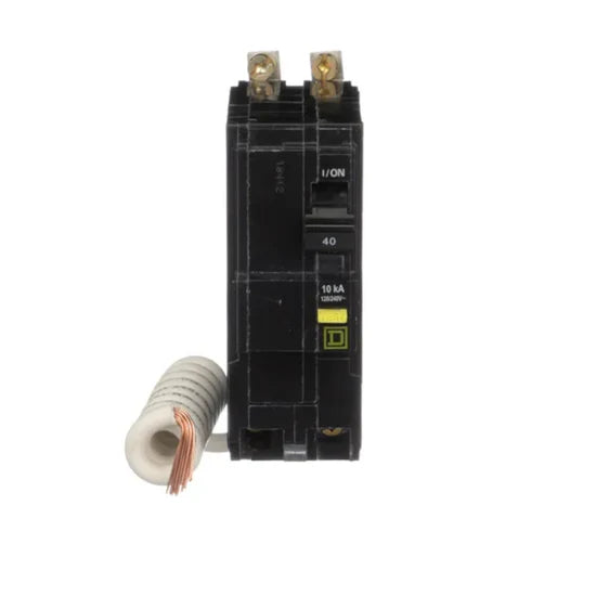 Square D QOB240GFI 40A 2-Pole GFCI – Pigtail Neutral – 120/240V