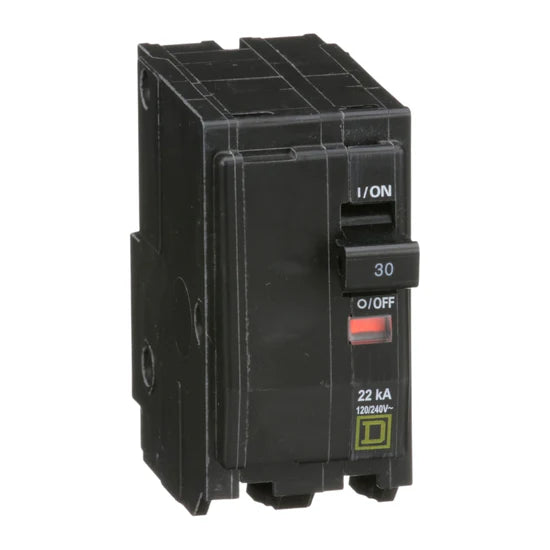 Square D QO230VH 30A 2-Pole Standard – Plug-On – 120/240V