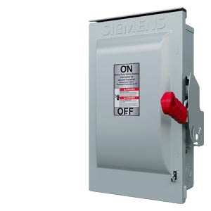 Siemens HNF263R Disconnect Switch – VBII Series – 100A – 2 Pole – 600VAC – Non-Fused – Type 3R Outdoor Enclosure