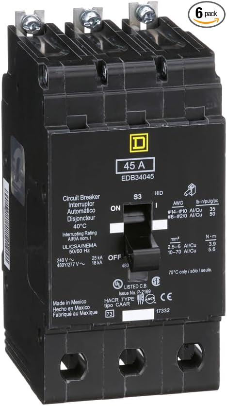 EDB34045 - Square D - Molded Case Circuit Breaker