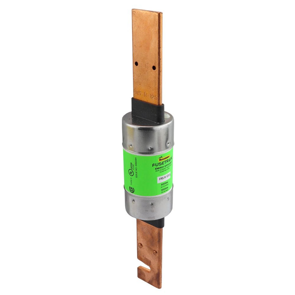 Eaton Bussmann FRS-R-125 125A Dual Element Fuse – Class RK5 – 600VAC / 300VDC – Blade End