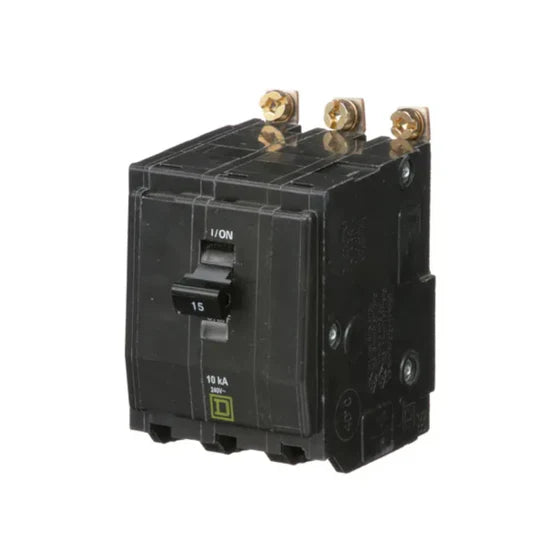 Square D QOB315 15A 3-Pole Standard – Bolt-On – 120/240V