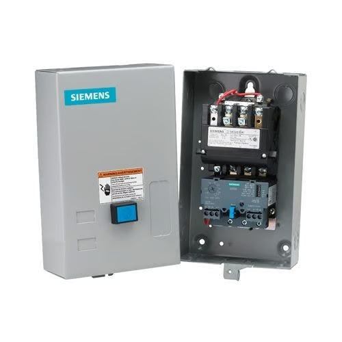 Siemens 14CUD32BA Class 14 Full Voltage Motor Starter – 3-Pole – 18A – NEMA 1/0 Enclosure – 110–120/220–240VAC Coil