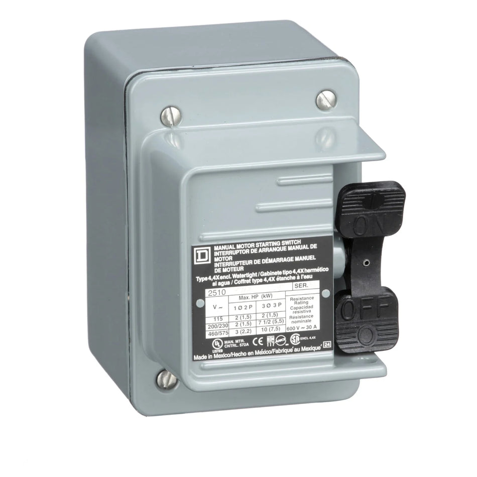 2510KW2 - Square D - 30 Amp Electric Motor Starter