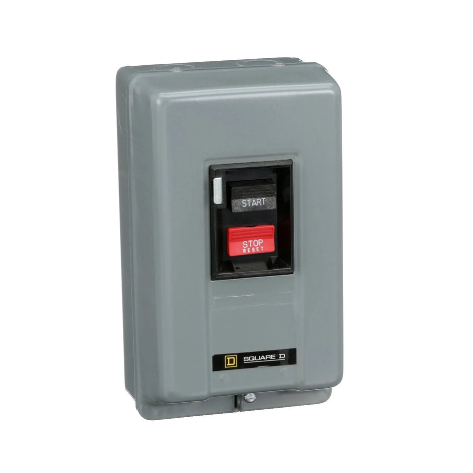 Square D 8536SCG3V06 Motor Starter – Class 8536 – Type SCG – NEMA Size 1 – 27A – 3 Pole – 480VAC Coil – Non-Reversing