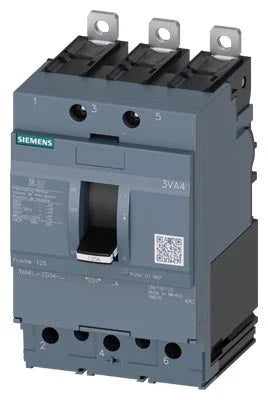 Siemens 3VA4135-6ED34-0AA0 Molded Case Circuit Breaker – LV10 Series – Bolt-On – 480V AC