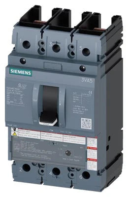 Siemens 3VA5280-6EC31-0AA0 80 Amp 3-Pole Molded Case Circuit Breaker – Panel Mount – 240/480/600VAC & DC Rated