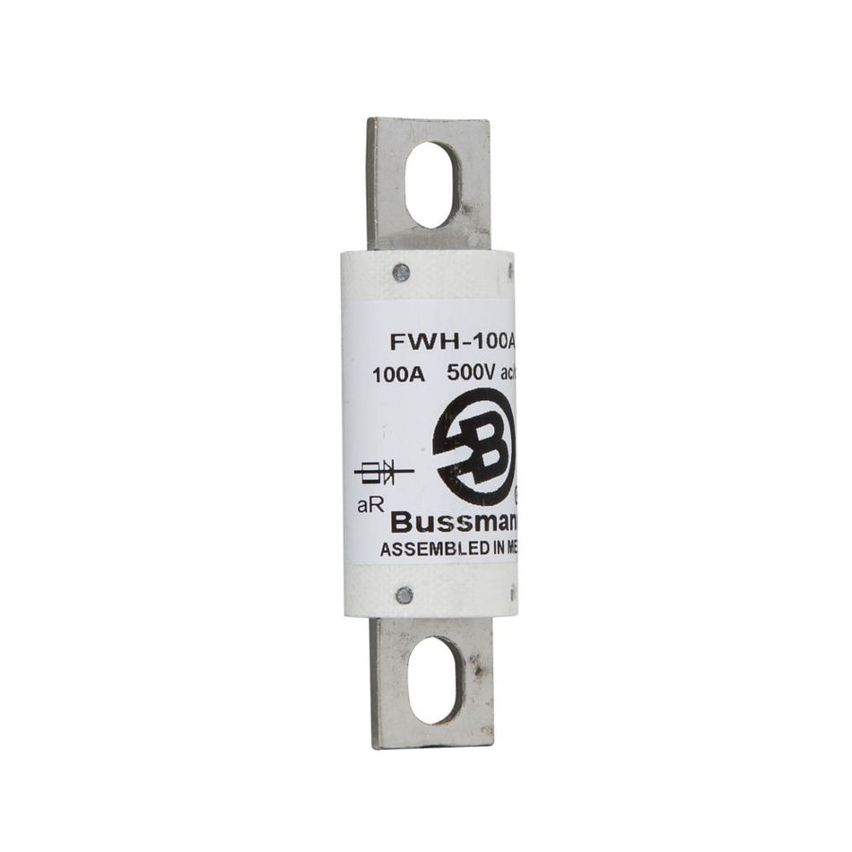 Eaton Bussmann FWH-100A 100A High Speed Fuse – Stud Mount – 1000VAC / 800VDC