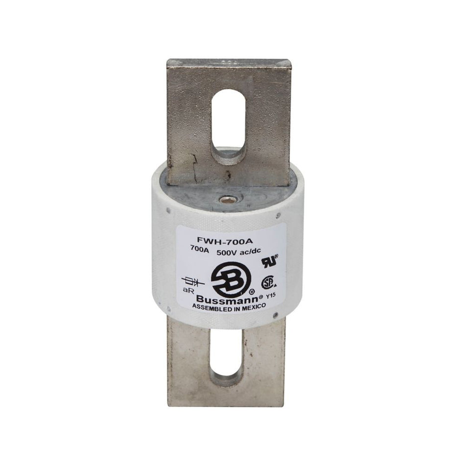 Eaton Bussmann FWH-700A 700A High Speed Fuse – Stud Mount – 1000VAC / 1000VDC