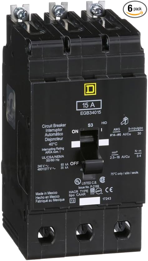EGB34015 - Square D - Molded Case Circuit Breaker