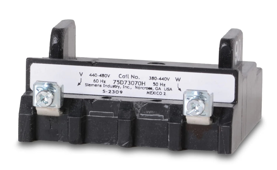 Siemens 75D73070H Coil – 480VAC 180VA – ESP100/ESP200 Contactor & Motor Starter Coil (Snap-In Mount)