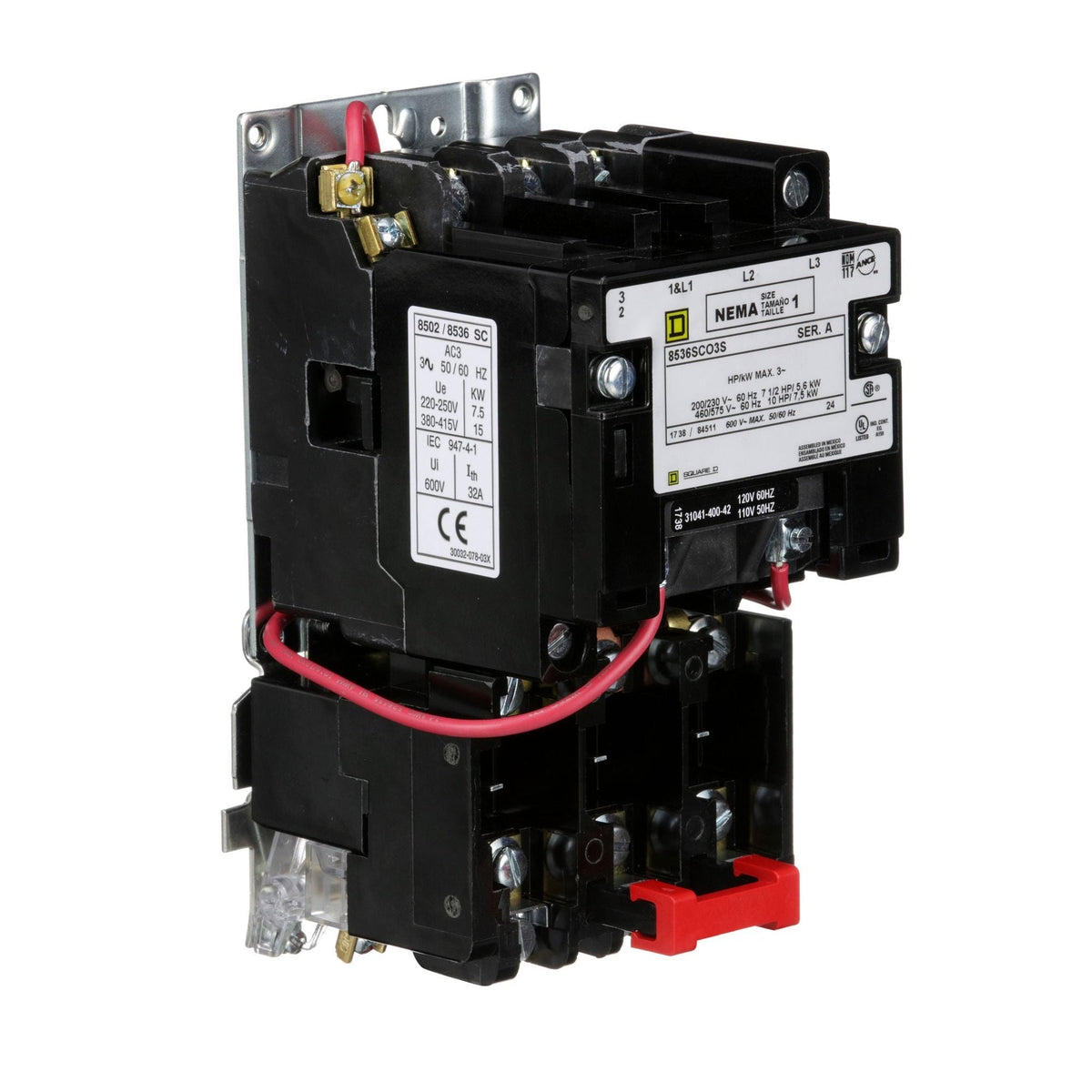 Sco Motor 8536SCO3V03 - Square D - 27 Amp Electric Motor Starter – My Circuit ...