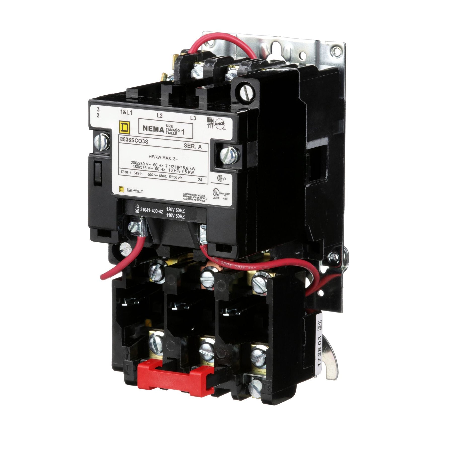 Sco Motor 8536SCO3V03 - Square D - 27 Amp Electric Motor Starter – My Circuit ...
