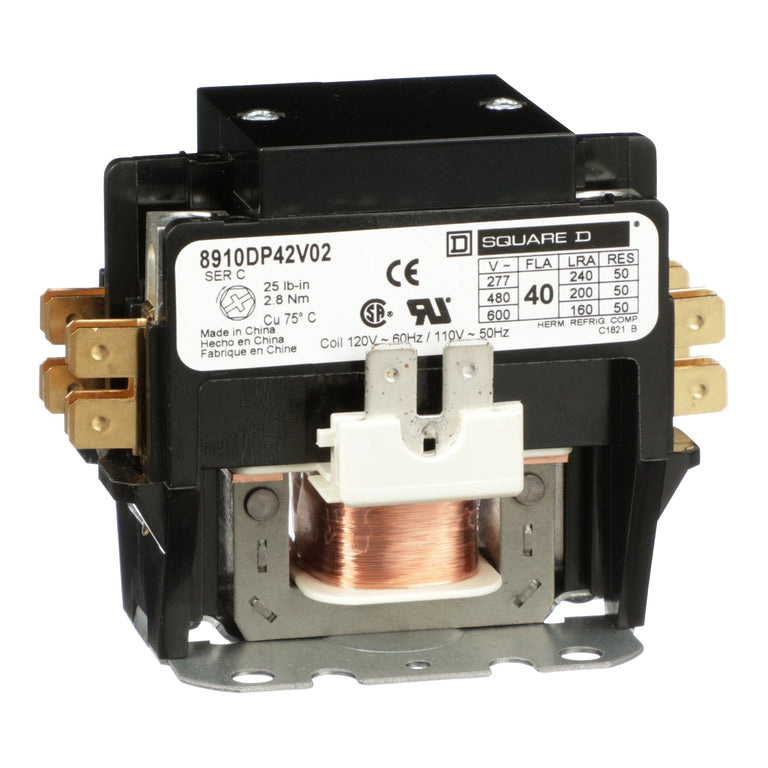8910DP42V02 - Square D - 40 Amp Magnetic Contactor