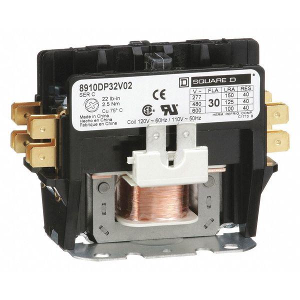 8910DP32V02 - Square D - 30 Amp Definite Purpose Contactors