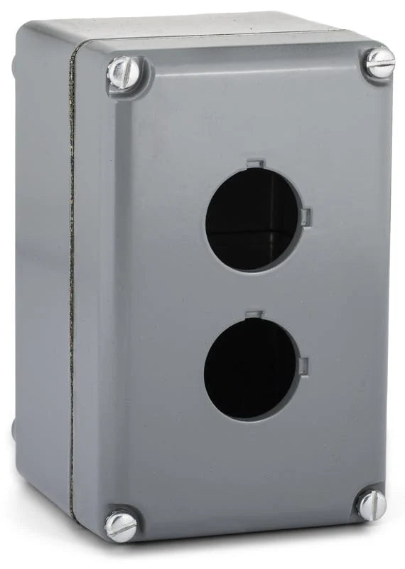 Schneider Electric 9001KYSS2 Motor Control Enclosure – Harmony 9001K Series – Stainless Steel – 2-Opening 30mm Station
