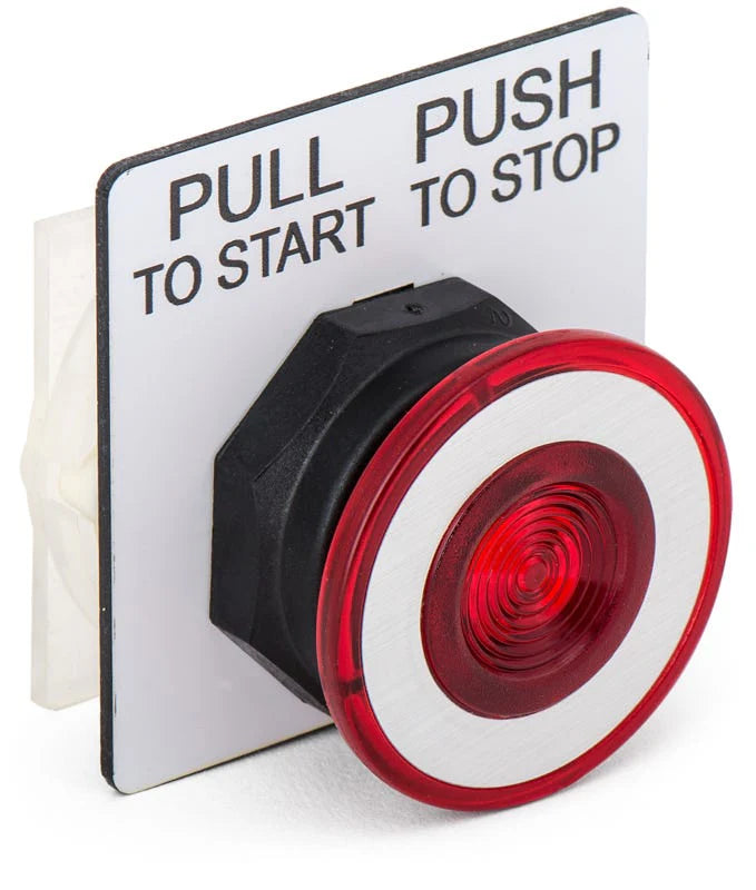 Schneider Electric 9001SKR9R Push Button Head – Mushroom Head – Maintained Action – Red – Panel Mount