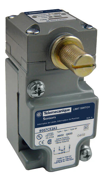 Square D 9007C52A2 Limit Switch – 9007 Series – 600VAC – 10A – Industrial Automation Switch