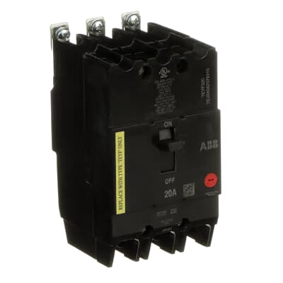 GE TEYF350 50 Amp 3 Pole Thermal Magnetic Circuit Breaker – Bolt-On – 480/277V AC