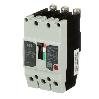 GE TEYL3125B – 125A 3-Pole 480Y/277V Bolt-On Thermal Magnetic Circuit Breaker – 65kAIC @ 480V