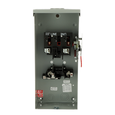ABB / GE TH3363 100 Amp 3 Pole Fusible Heavy Duty Safety Switch – NEMA 1 – 600V AC