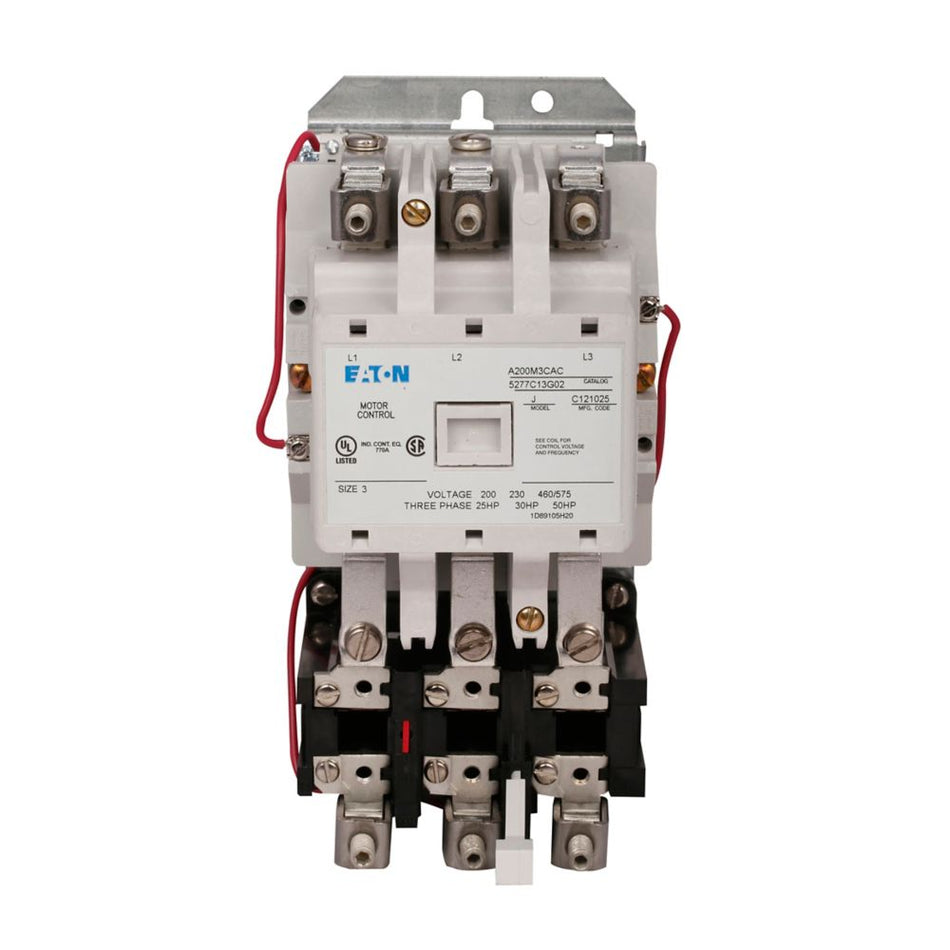 Eaton A200M3CX A200 NEMA Three-Phase Motor Control Contactor