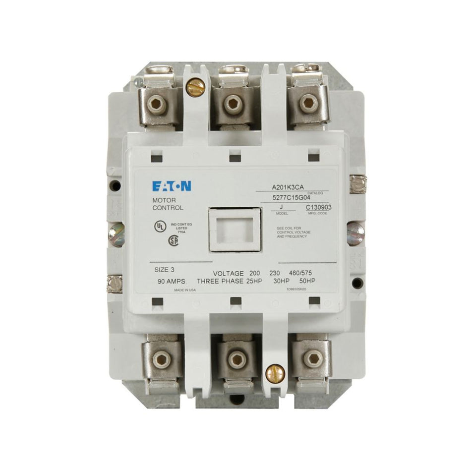 Eaton A201K3CA A200 NEMA Motor Control Contactor