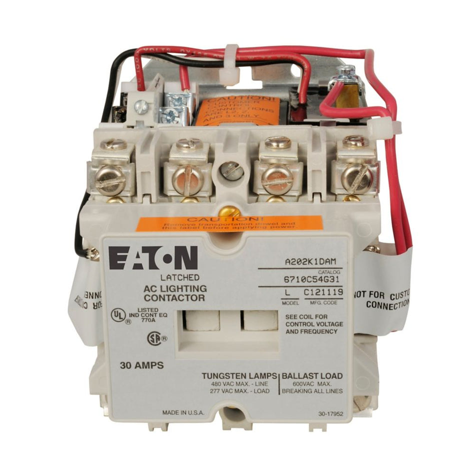 Eaton A202K2EAM A202 Magnetically Held Lighting Contactor – Five-Pole
