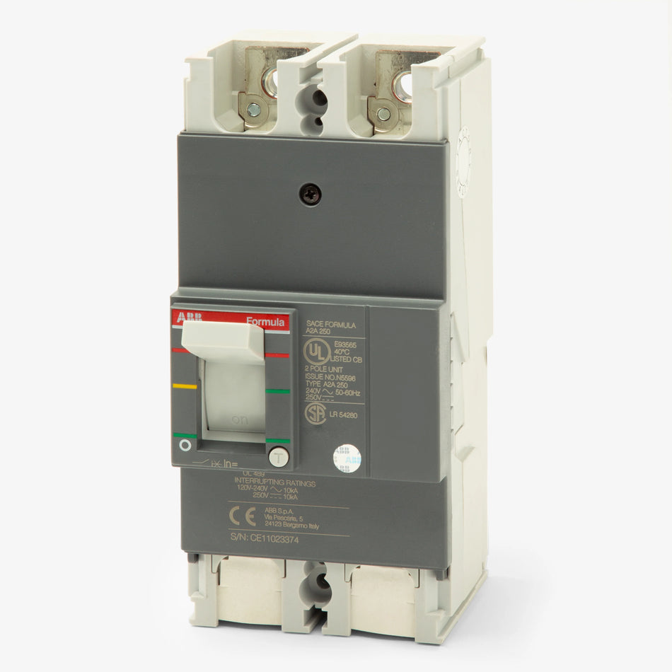 ABB A2N125TW-2 125A 3P Molded Case Circuit Breaker – Thermal Magnetic – 25kA