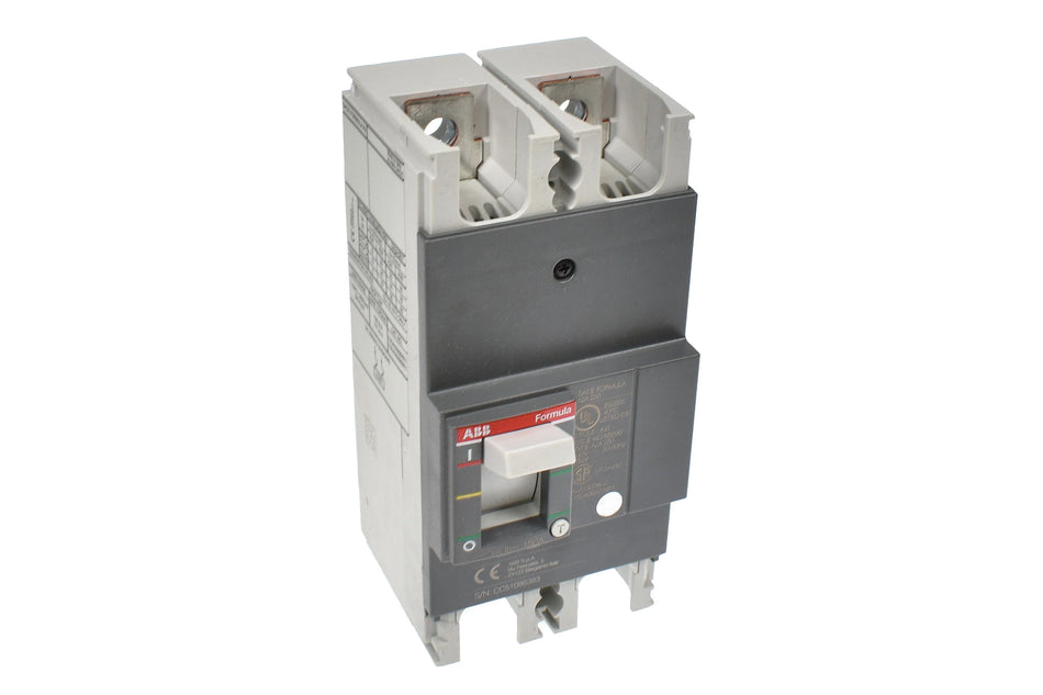 ABB A2A175TW 175A 3P Molded Case Circuit Breaker – Thermal Magnetic – DIN Rail Mount