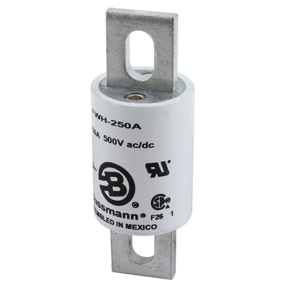 Eaton Bussmann FWH-250A 250A High Speed Fuse – Stud Mount – 1000VAC / 800VDC