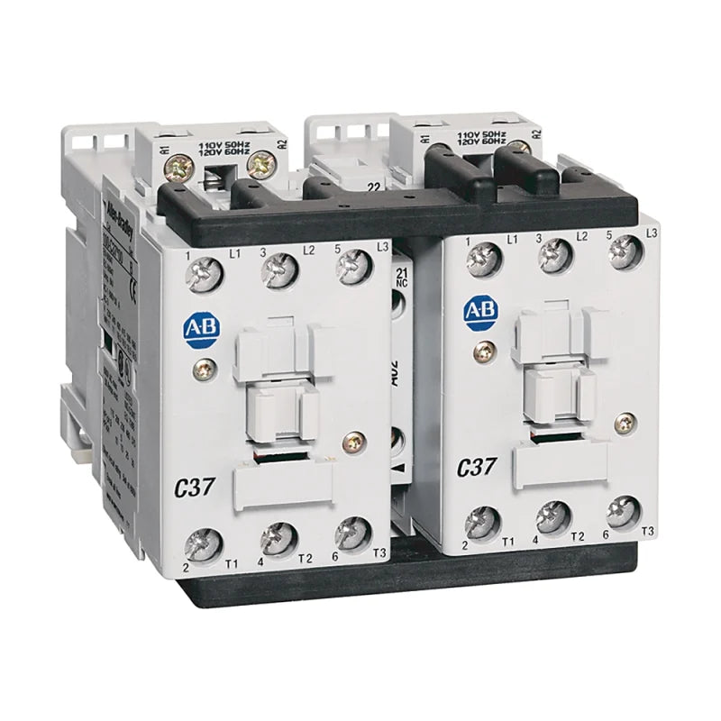 Allen-Bradley 104-C16D22 16A 3P Reversing Contactor – DIN Rail Mount – 120VAC Coil