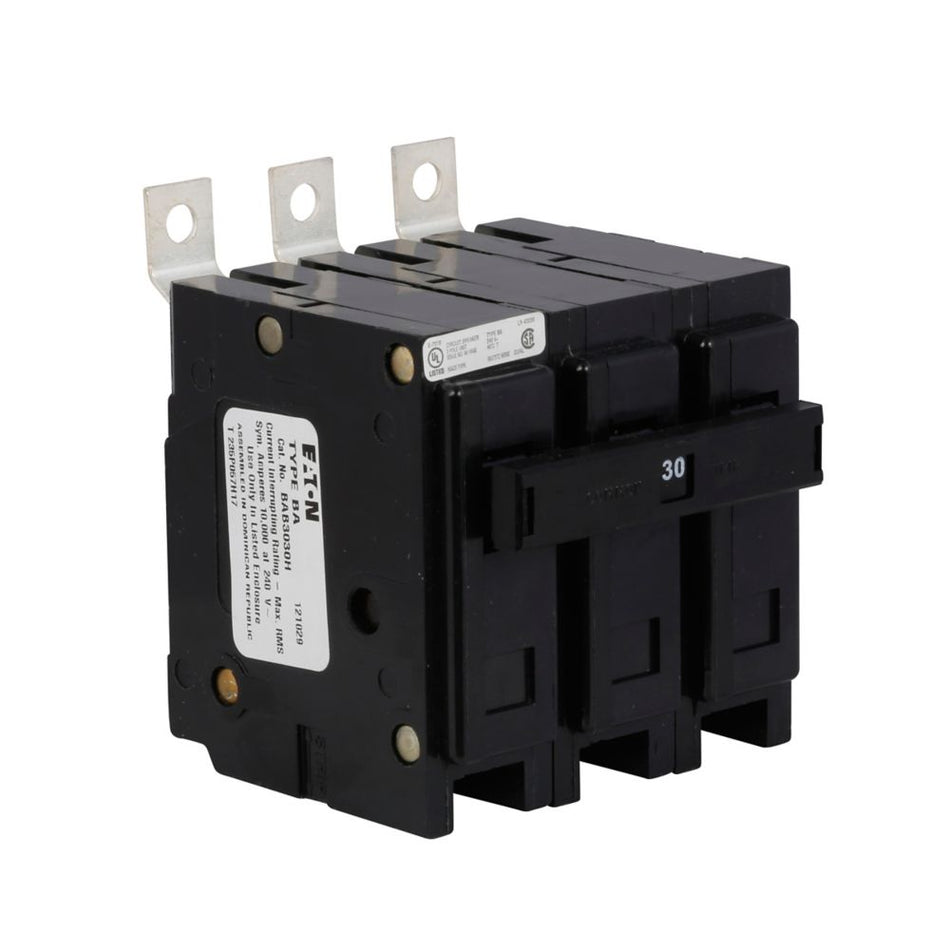 Eaton BAB3030H BAB Thermal Magnetic Circuit Breaker – 30A, 3-Pole, 240V