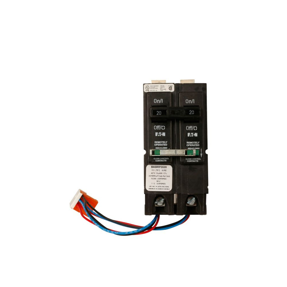 Eaton BABRP2020X36 BAB Smart Circuit Breaker – 20A, 2-Pole, 120/240V