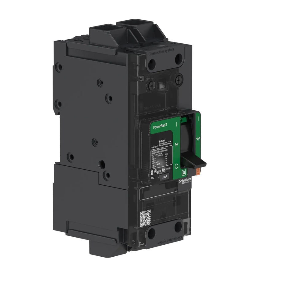 Square D BDL26060 PowerPact B Circuit Breaker – 2 Pole – 60A – Thermal Magnetic – Feed-Thru – EverLink Terminals