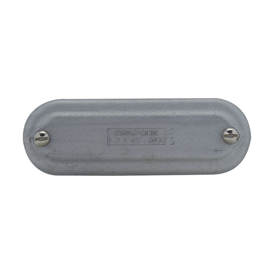 Eaton Crouse-Hinds Condulet BG88 Mogul Blank Cover – Feraloy Iron Alloy, 2-1/2 in to 3 in