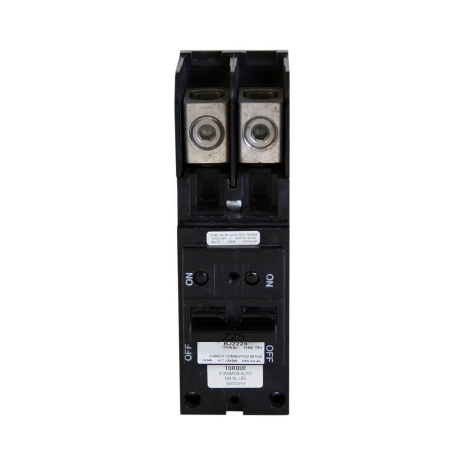 Eaton BJ2225 BJ Sub Feed Main Circuit Breaker – 225A, 2-Pole, 120/240V