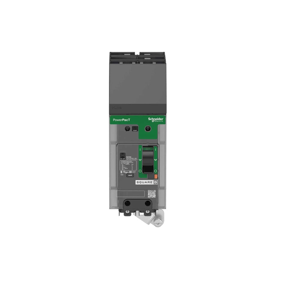 Square D BJA260151 PowerPacT B-Frame Molded Case Circuit Breaker – 2 Pole – 15A – 600Y/347VAC – I-Line Plug-In – Thermal Magnetic
