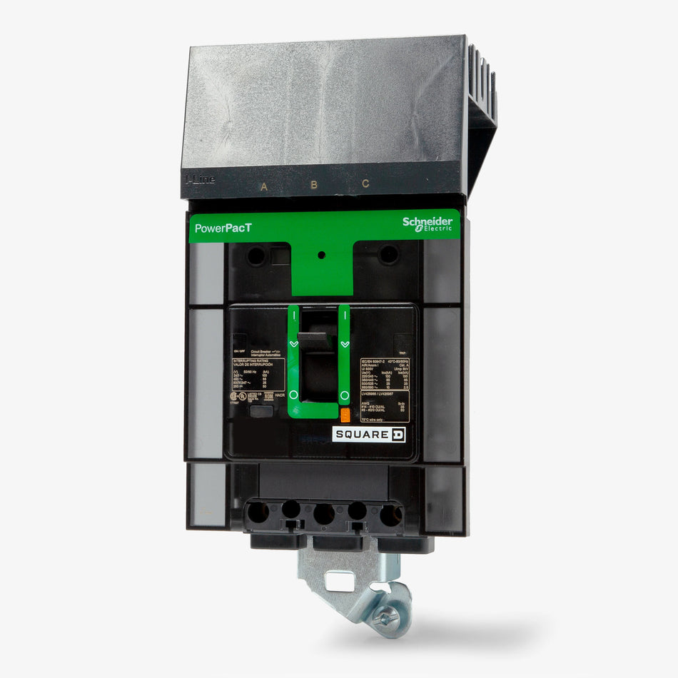 Square D BDA36060 PowerPact B Circuit Breaker – 3 Pole – 60A – Thermal Magnetic – I-Line – HACR Rated