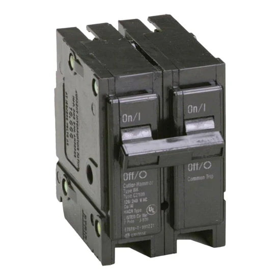 Eaton BR BR235 35A 2-Pole Thermal-Magnetic Circuit Breaker – 120/240V AC