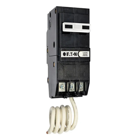 Eaton BR BRN215GF 15A 2-Pole GFCI Breaker – Pigtail Neutral – 120/240V