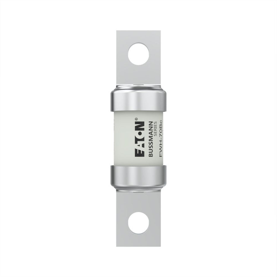 Eaton Bussmann FWH-70BC 70A High Speed Cylindrical Fuse – 500VAC/DC – Stud Mount