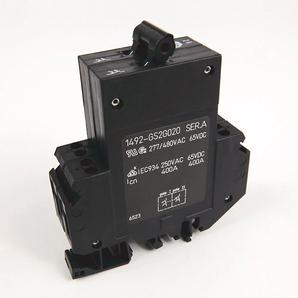 1492-GS2G150 15A 2P Motor Control Circuit Breaker – DIN Rail Mount – 480VAC