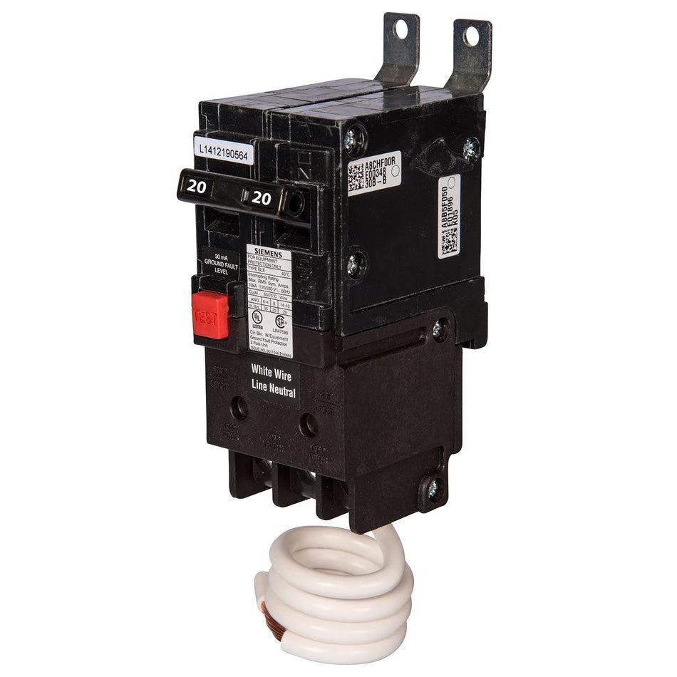 BE220 - Siemens - 20 Amp GFEP Circuit Breaker