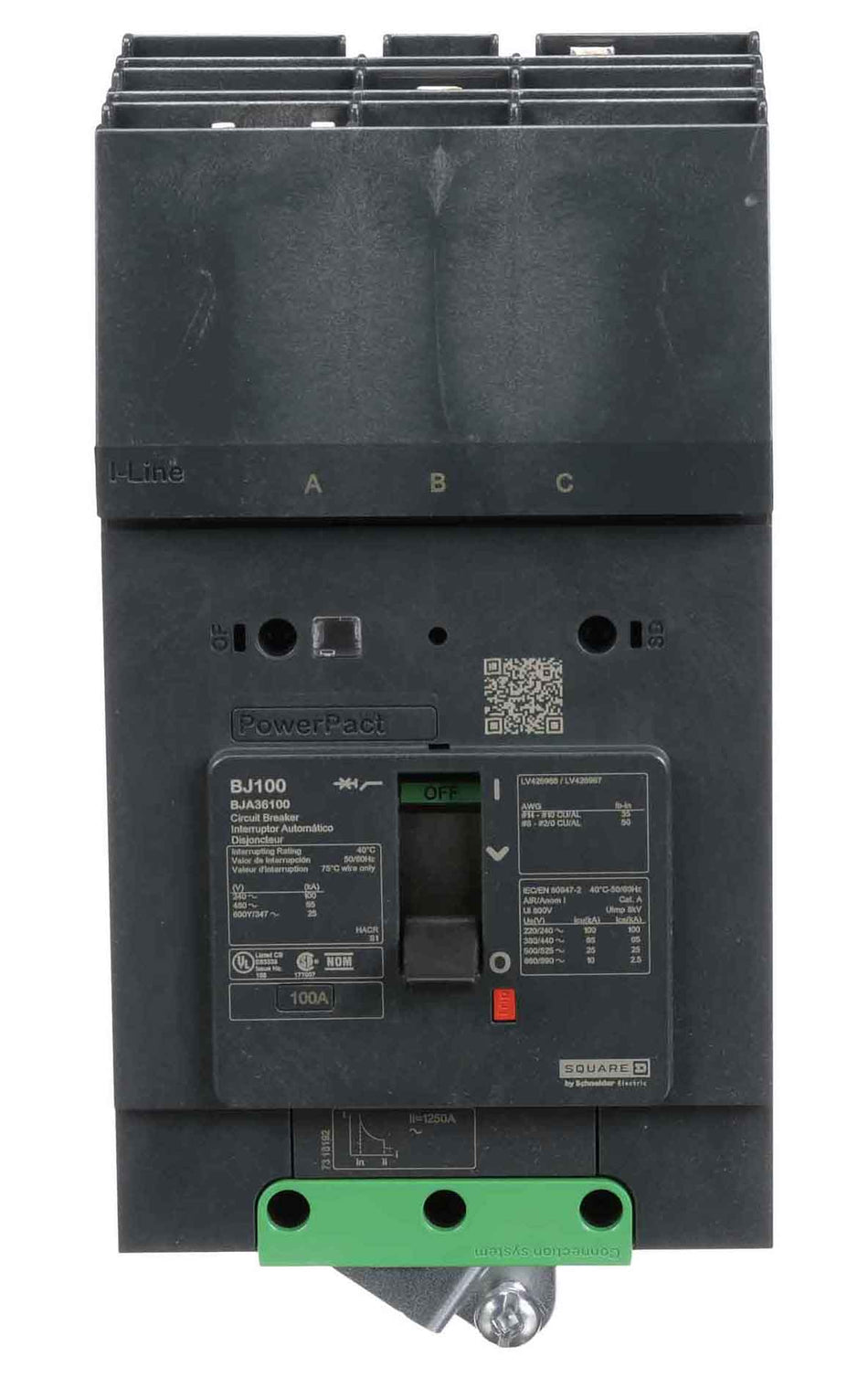BJA36100 - Square D - Molded Case Circuit Breaker