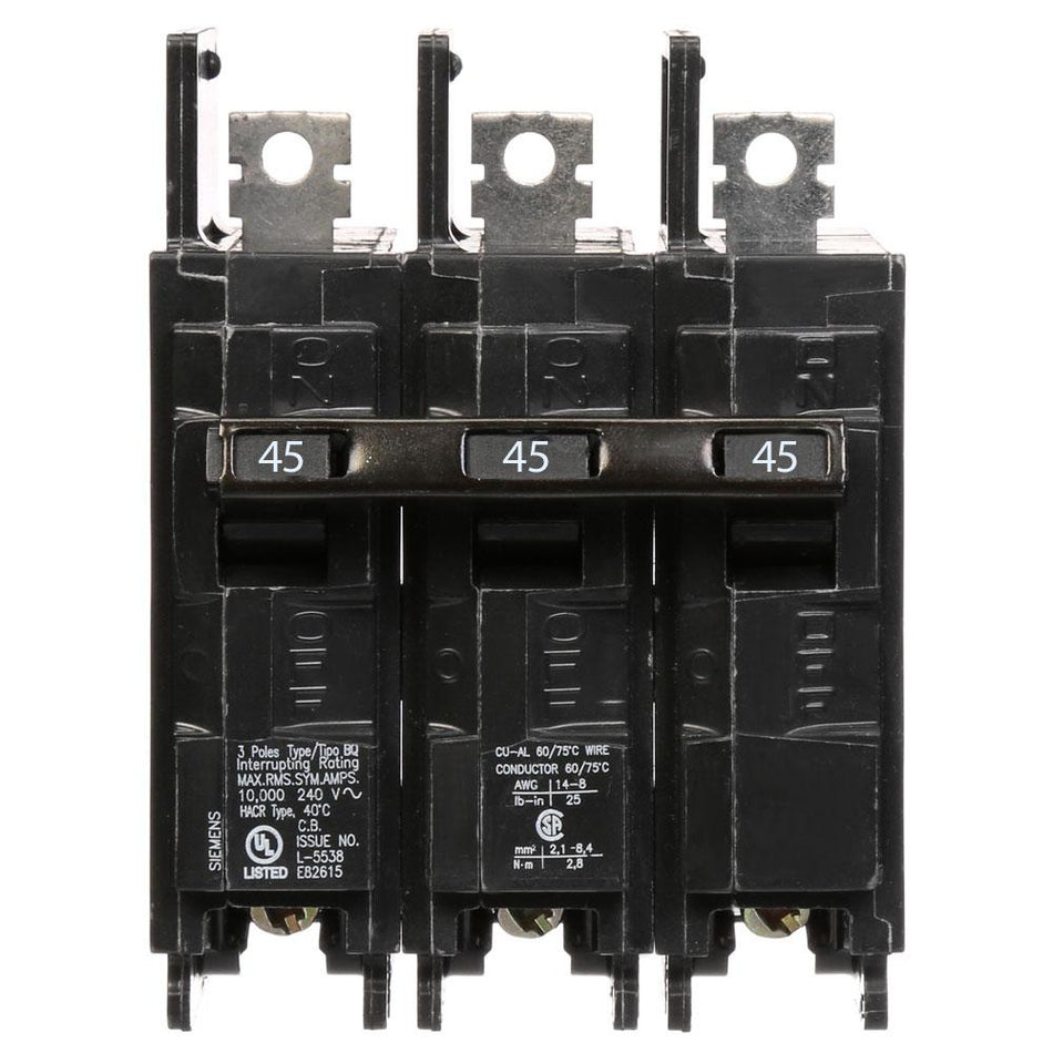 BQ3B045 - Siemens - 45 Amp Circuit Breaker