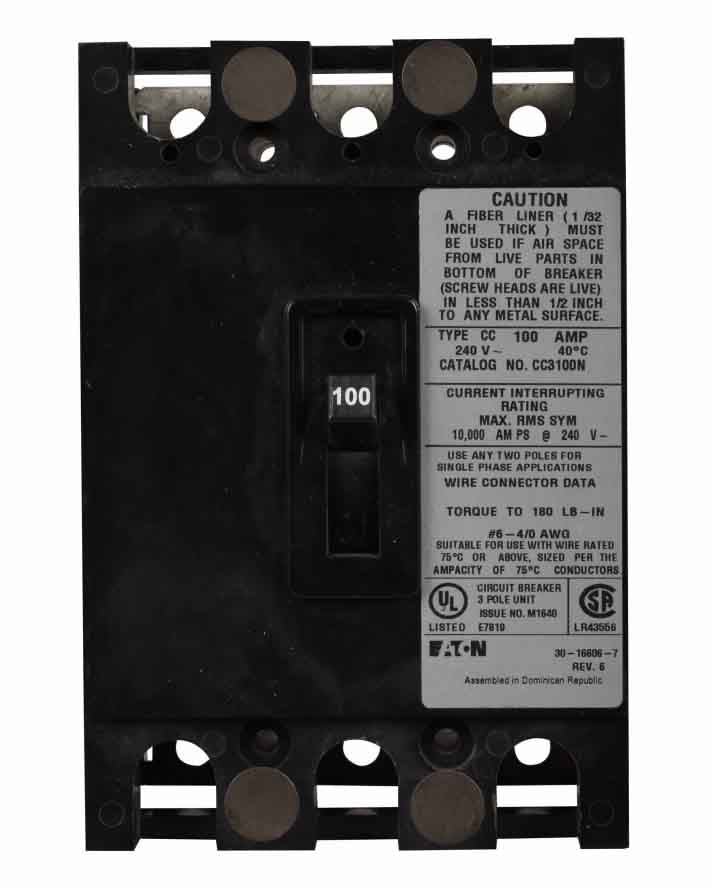 CC3100N - Eaton - Main Circuit Breaker