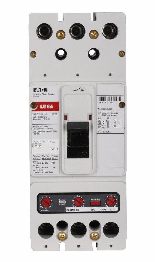 HJD3125 - Eaton - Molded Case Circuit Breaker