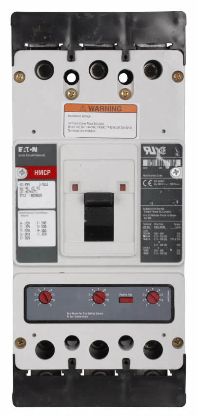 HMCP400G5X - Eaton - Molded Case Circuit Breaker